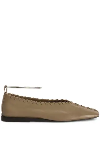 JIL SANDER ballerina taupe JIL SANDER ballerina taupe