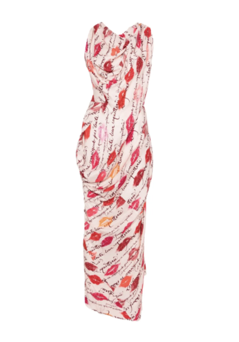 VIVIENNE WESTWOOD long fond dress kisses VIVIENNE WESTWOOD long fond dress kisses