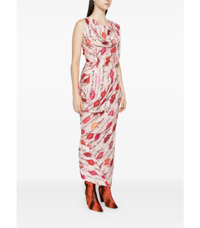 LONG FOND DRESS KISSES