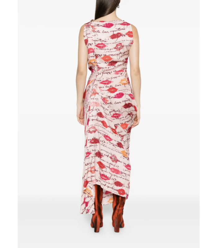 LONG FOND DRESS KISSES
