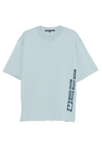 MEGUSTA ESSENTIALS sideway logo stone blue MEGUSTA ESSENTIALS sideway logo stone blue