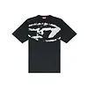 DIESEL BOXY T-SHIRT BLACK