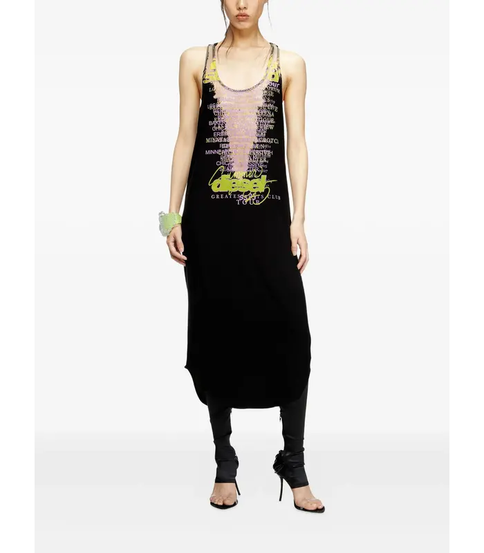 D SHANY LONG DRESS BLACK