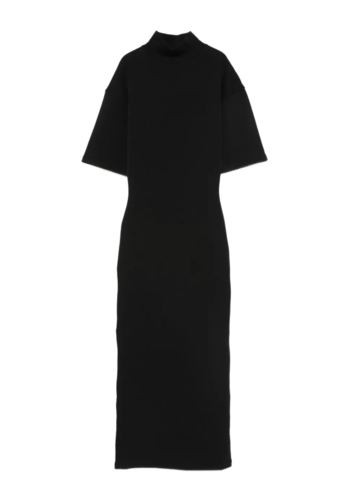 JEAN-PAUL GAULTIER cotton high neck long dress printed "jpg" JEAN-PAUL GAULTIER cotton high neck long dress printed "jpg"