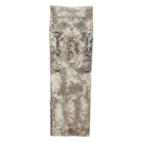 MESH LONG SKIRT PRINTED MÉDAILLON LIGHTBEIGE/TAUPE