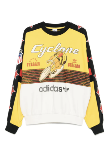 ADIDAS cycling crew eqtyel/clowhi/black ADIDAS cycling crew eqtyel/clowhi/black