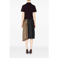 MIDI SKIRT anthracite grey