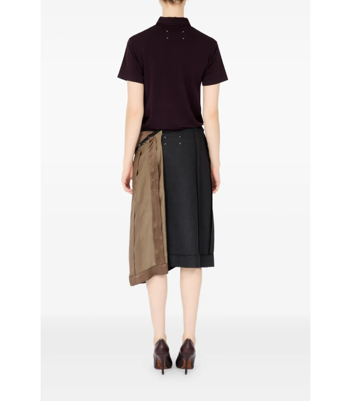 MIDI SKIRT anthracite grey