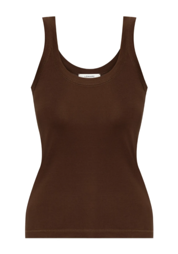 LEMAIRE rib tank top brunette LEMAIRE rib tank top brunette