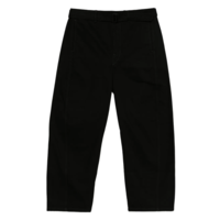 TWISTED BELTED PANTS BLACK