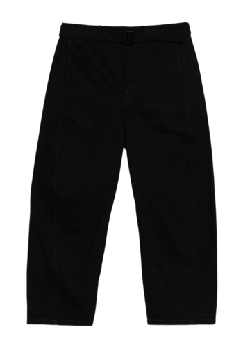 LEMAIRE twisted belted pants black LEMAIRE twisted belted pants black