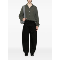 TWISTED BELTED PANTS BLACK