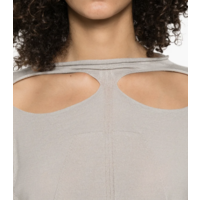 SLASHED OVERSIZED PULL PEARL