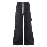 DENIM DOUBLE CARGO JUMBO BELAS BLACK WAX