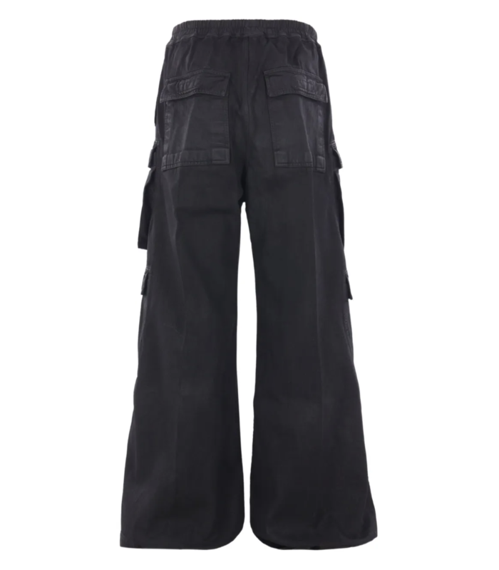 DENIM DOUBLE CARGO JUMBO BELAS BLACK WAX