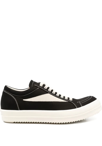 RICK OWENS DRKSHDW denim vintage sneaks black/milk/milk RICK OWENS DRKSHDW denim vintage sneaks black/milk/milk