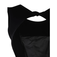 OPEN BACK GOWN BLACK