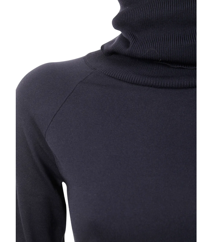 W KNIT TOP BLACK