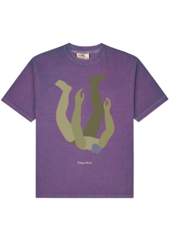 KIDSUPER falling guy tee plum KIDSUPER falling guy tee plum
