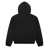Face Patchwork heavyweight zip up Black