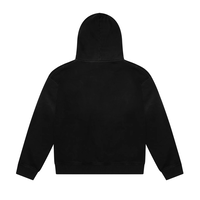 Side Eye Face Hoodie Black