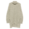 JIL SANDER HIGH NECK LONG SLEEVE JUMPER GREY