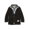 MAISON MIHARA YASUHIRO TRIPLE LAYERED JACKET BLACK