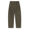 LEMAIRE TWISTED BELTED PANTS MOSS GREEN