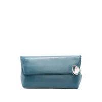 JEWEL ZIP CLUTCH BLUE