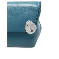JEWEL ZIP CLUTCH BLUE