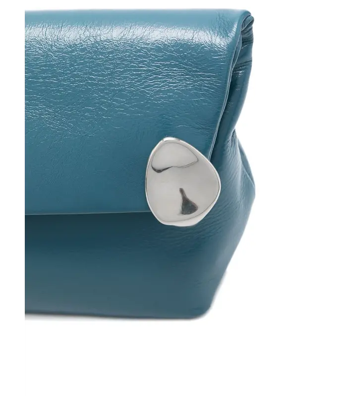 JEWEL ZIP CLUTCH BLUE