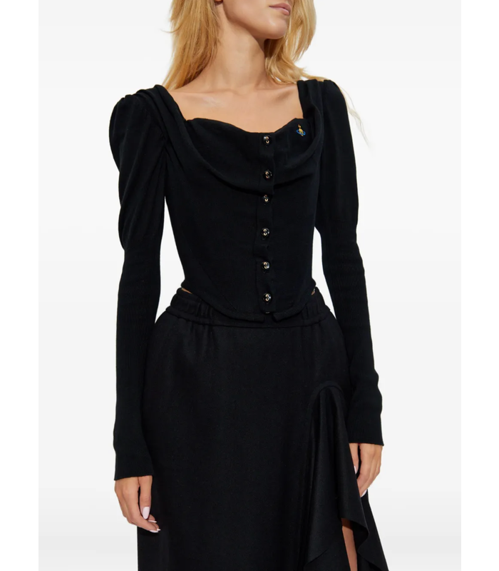 BEA CORSET CARDI BLACK