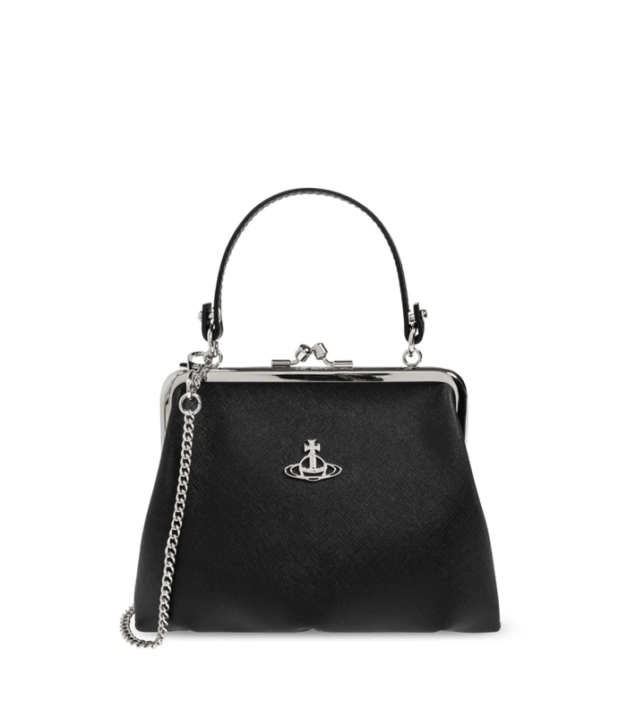 GRANNY FRAME PURSE BLACK