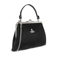 GRANNY FRAME PURSE BLACK