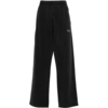 MARTINE ROSE WIDE LEG TRACKPANT BLACK WASHED BLACK ROSE