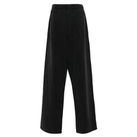 WIDE LEG TRACKPANT BLACK WASHED BLACK ROSE