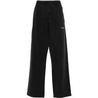WIDE LEG TRACKPANT BLACK WASHED BLACK ROSE
