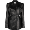 MAGDA BUTRYM LEATHER 01 BLAZER BLACK
