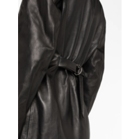 LEATHER 01 BLAZER BLACK