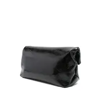 JEWEL ZIP CLUTCH BLACK