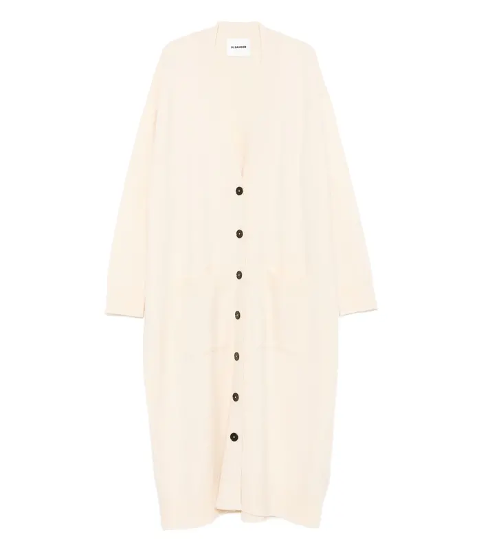 LONG FIT CARDIGAN BEIGE