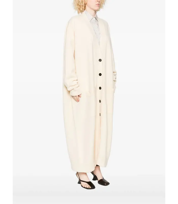 LONG FIT CARDIGAN BEIGE
