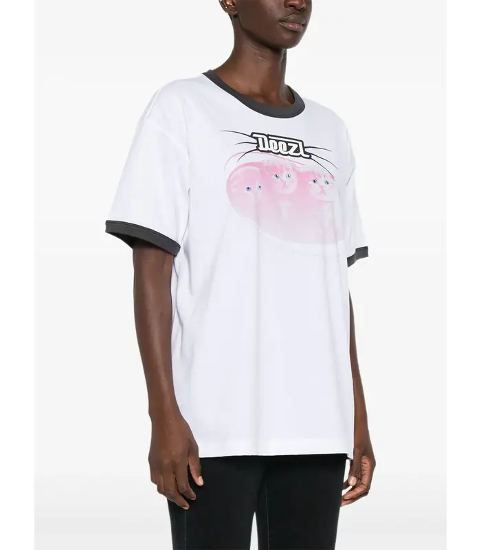 T NORM CUFF T-SHIRT WHITE