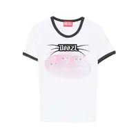 T UNCUTIES LONG R13 TOP WHITE