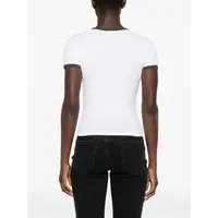 T UNCUTIES LONG R13 TOP WHITE