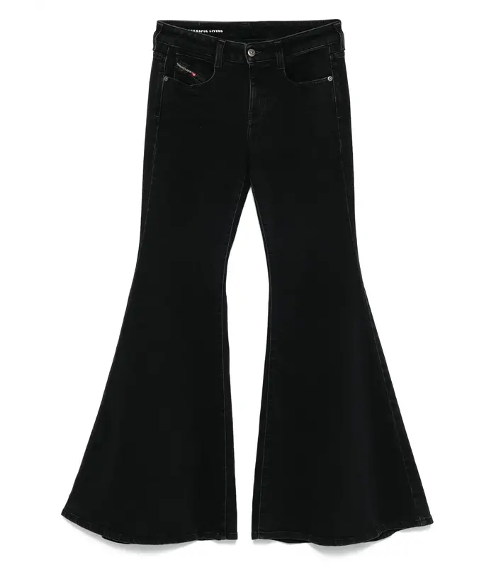 1970 D BLEESS DENIM PANTS BLACK