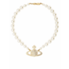 VIVIENNE WESTWOOD ONE ROW PEARL BAS RELIEF GOLD CREAM CRYSTAL VIVIENNE WESTWOOD ONE ROW PEARL BAS RELIEF GOLD CREAM CRYSTAL