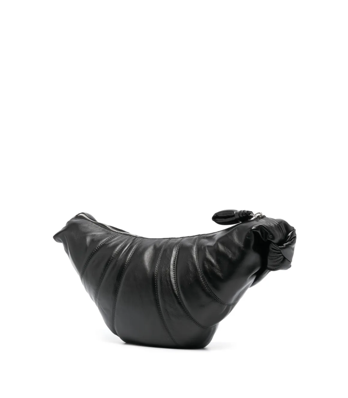 MEDIUM CROISSANT BAG BLACK
