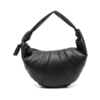 LEMAIRE FORTUNE CROISSANT BAG BLACK LEMAIRE FORTUNE CROISSANT BAG BLACK
