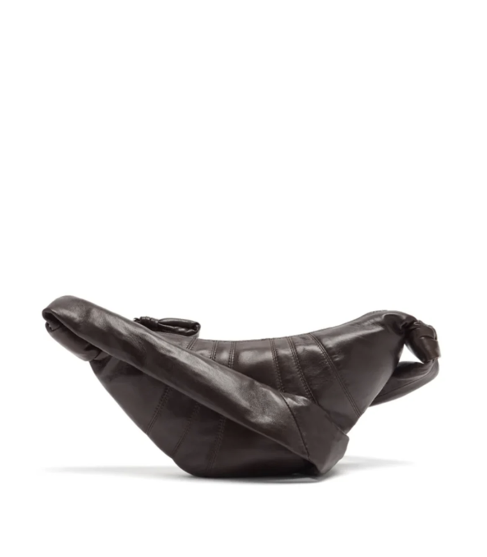 SMALL CROISSANT BAG DARK CHOCOLATE